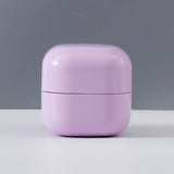 Macaron-Colored Square Cream Jar for Skincare Packaging