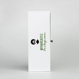 White Box Green Logo Hair Packaging Boxes Custom Logo Bundle Custom Hair Boxes