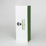 White Box Green Logo Hair Packaging Boxes Custom Logo Bundle Custom Hair Boxes
