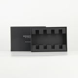 Custom Black Rigid Paper Box with Insert for Perfume Sample Bottles