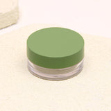 Customizable Loose Powder Jars with Transparent Base and Colored Lids