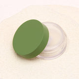 Customizable Loose Powder Jars with Transparent Base and Colored Lids