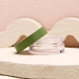 Customizable Loose Powder Jars with Transparent Base and Colored Lids