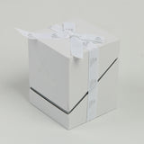Custom Luxury Candle Gift Box with Silver Foil Logo
