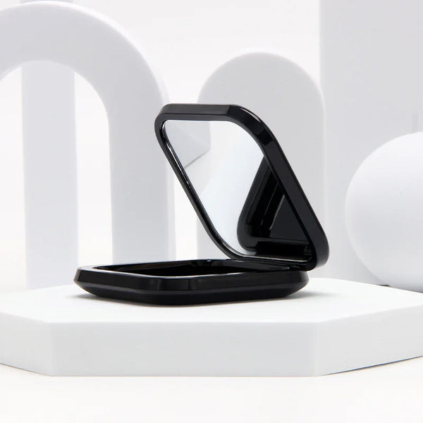 Black Square Eye Shadow Container with Mirror Single Eyeshadow Packagi ...