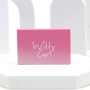 Custom Pink Eyeshadow Palette Case with Mirror