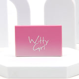 Custom Pink Eyeshadow Palette Case with Mirror