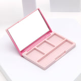 Custom Pink Eyeshadow Palette Case with Mirror