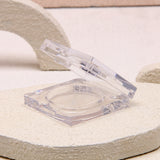 Small Size Clear Plastic Eyeshadow Case Customizable Single Pan Cosmetic Packaging