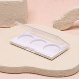 3-Pan Eyeshadow Palette with Transparent Lid for Custom Cosmetic Packaging