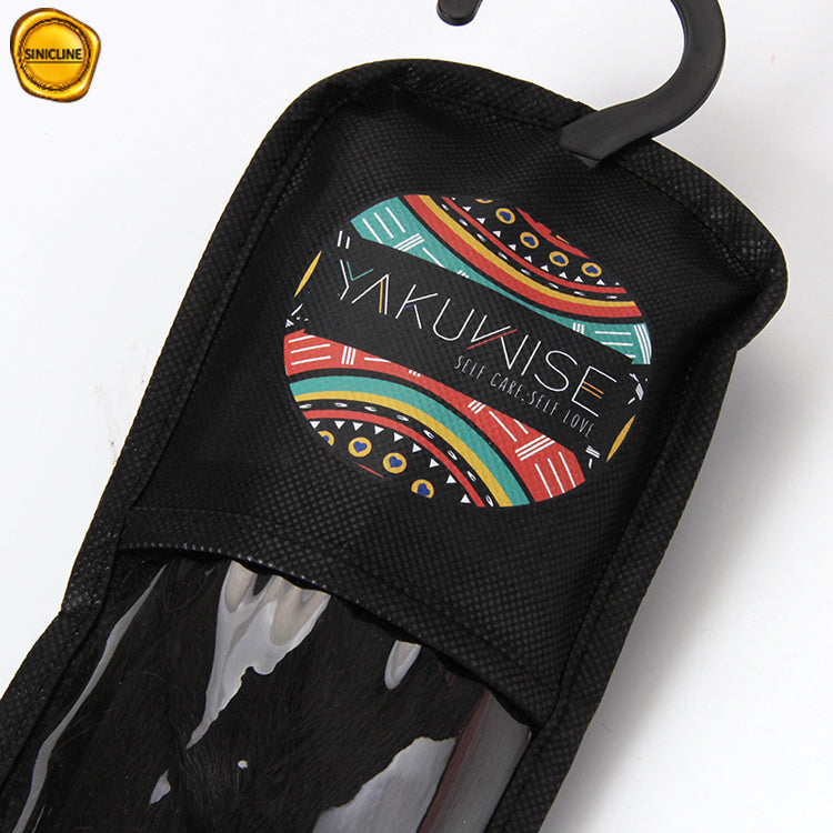 Dust Bag for Hair Hair Bundle Packaging Plastic Bags To Hang in Store Wig Bags