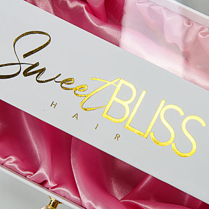 White Hair Extension Packaging Box Wig Boxes Custom Logo Packaging