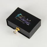 Hair Box Packaging Custom Logo Black Hair Extension Box Packaging Custom Logo