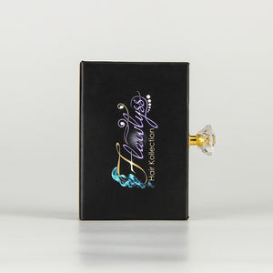 Hair Box Packaging Custom Logo Black Hair Extension Box Packaging Custom Logo