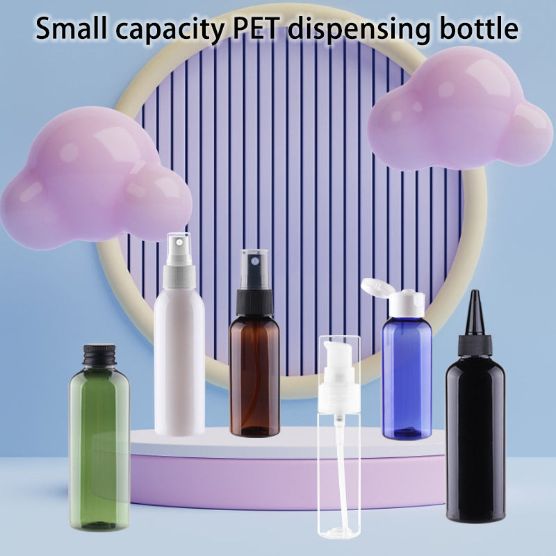 Small capacity PET dispensing bottle