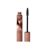 Twist-Shape Rose Gold Mascara Tube | Custom Cosmetic Packaging