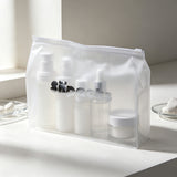 Custom Frosted PVC Zipper Pouches for Skincare Products