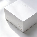 Custom Skincare Paper Shopping Bags with Embossed Logo