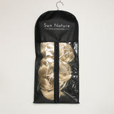 Custom Wig Packaging Bag with Hanger | Zipper Hair Extension Storage Bag