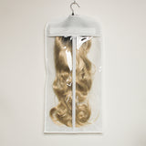 Custom Wig Packaging Bag with Hanger | Zipper Hair Extension Storage Bag