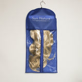 Custom Wig Packaging Bag with Hanger | Zipper Hair Extension Storage Bag