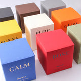 Custom Candle Box with Foil Stamping Logo Wholesale Packaging