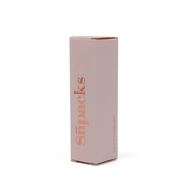 Lipstick Packaging Box with Foil Stamping and Logo Customization