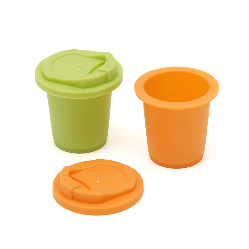 12ml Capsule Face Mask Cup Packaging with Lid Custom Skincare Sample Container