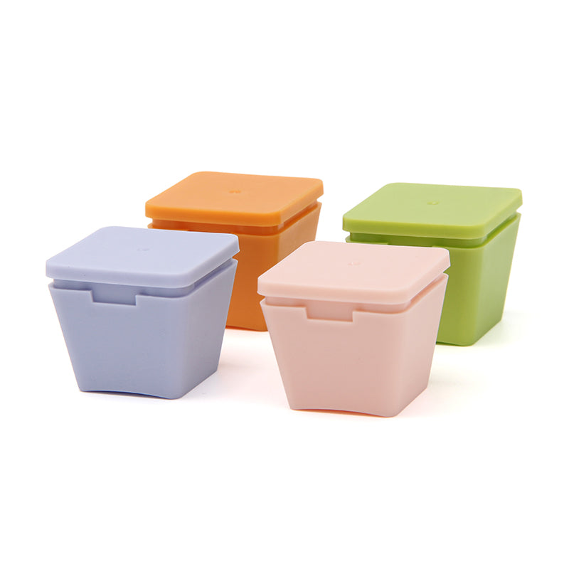 Square Mini Cosmetic Jar Custom Skincare Mask Container