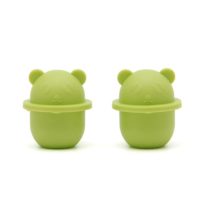 Cute Panda Face Capsule Skincare Sample Jar Travel Face Mask Container