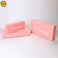 Custom Baby Pink Folding with Logo Luxury Hair Extension Packaging Box
