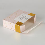 Custom Eye Mask Packaging Box with Gold Foil Printing